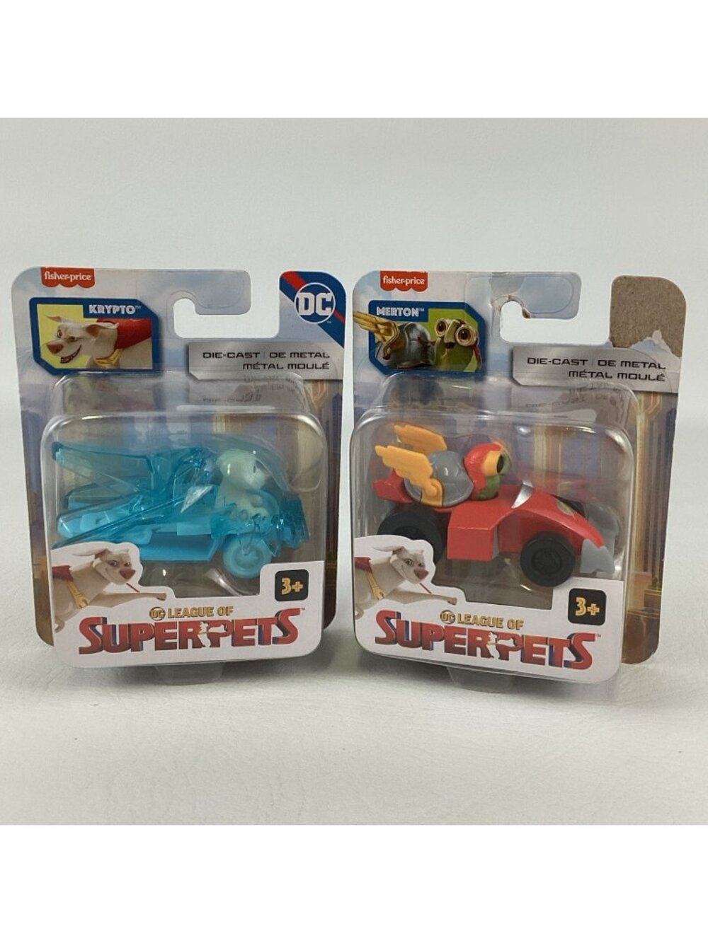 Fisher Price DC League Of Super Pets Die Cast Vehicles Merton Krypto 2022 New
